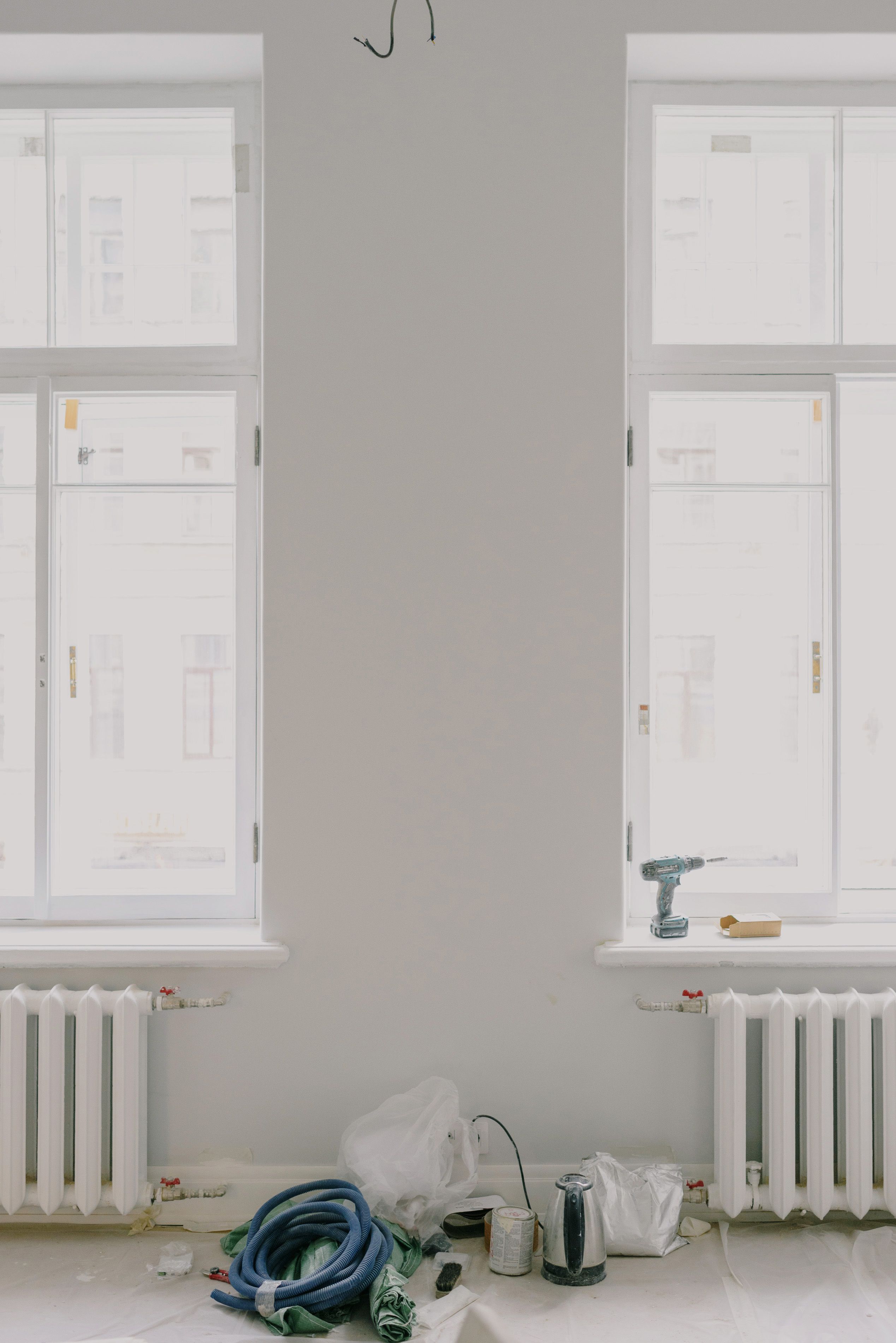 Bedroom with elegant new window installation